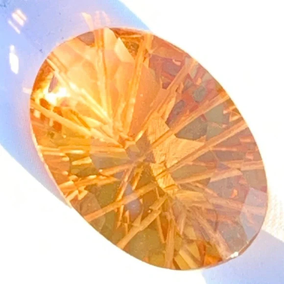 9.30 Carats Natural Citrine Nice Cut Gemstone - Picture 7 of 17